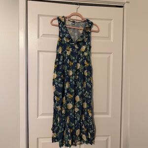 Old Navy Floral Midi Dress- Maternity